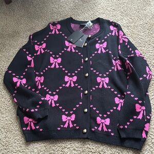 Lazy Oaf bows cardigan